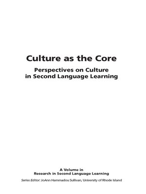 cover image of Culture as the Core